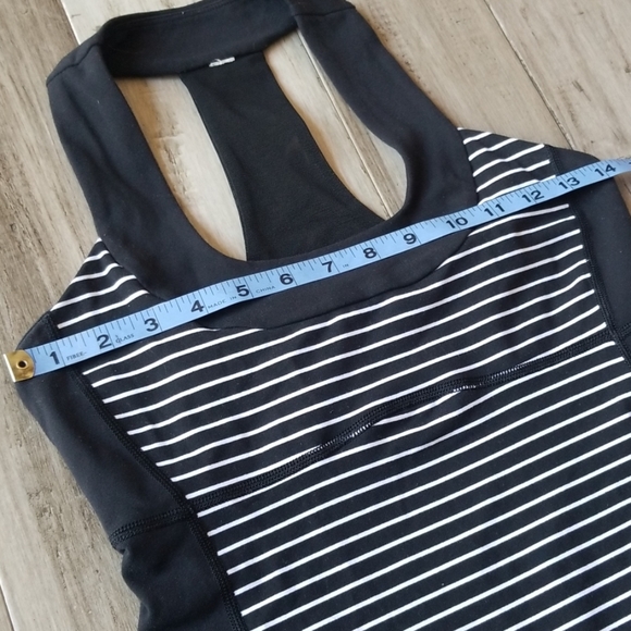 Lululemon Striped Racerback Athletic Support Tank - Picture 6 of 6